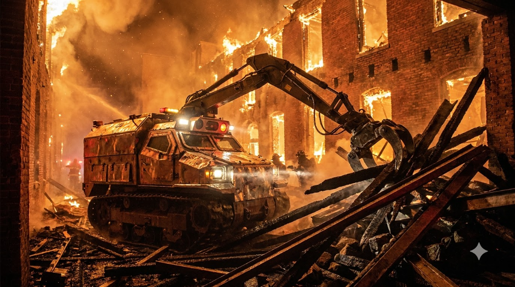 Fire Scene Rescue Operations